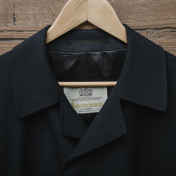 Aquascutum of London Navy Coat - Picture 3 of 13